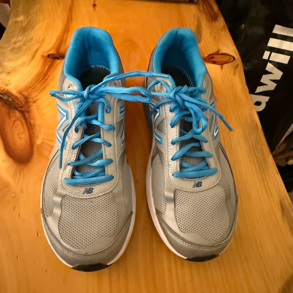 New Balance Gray and Blue Women's Sneakers